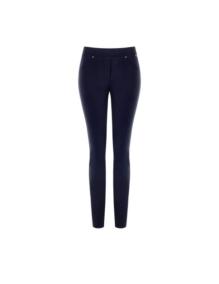 Skinny stretchbroek met elastische tailleband van Rinascimento