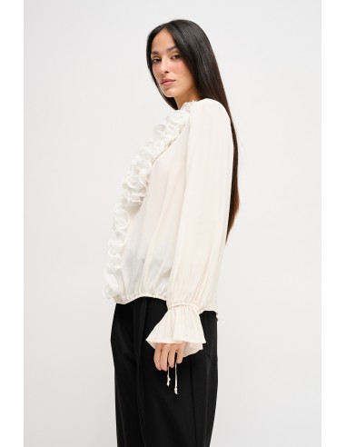 Viscose blouse met ruches Maryley