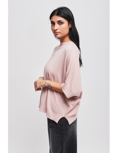Maryley oversized top met 3/4-mouwen