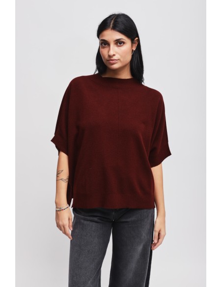 Maryley oversized top met 3/4-mouwen