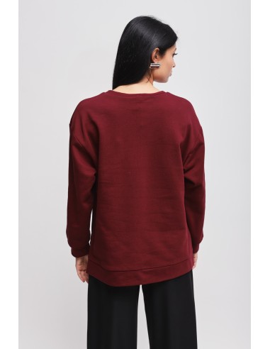 Katoenen sweater met Maryley-print