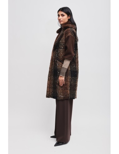 Oversized jas met pailletten van Maryley
