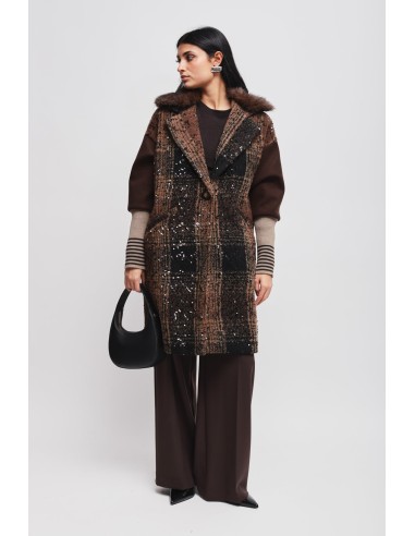 Oversized jas met pailletten van Maryley