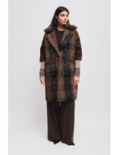 Oversized jas met pailletten van Maryley