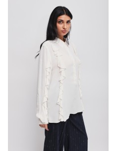 Viscose blouse met ruches van Maryley 2