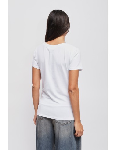 T-shirt met kanten applicaties Maryley