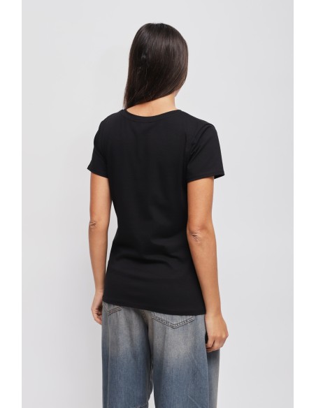 T-shirt met kanten applicaties Maryley