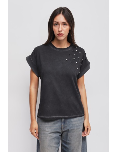T-shirt met strass Maryley