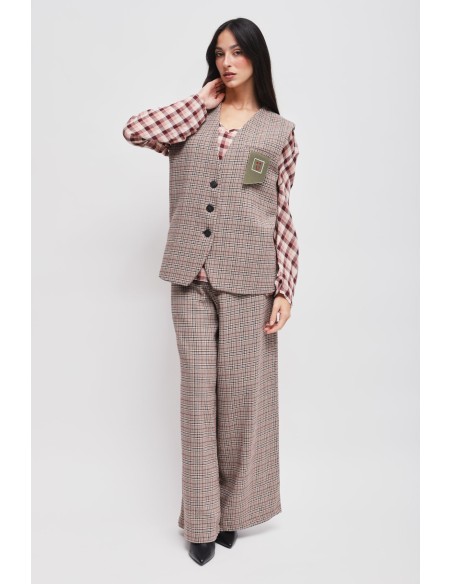 Oversized geruite blouse Maryley
