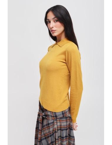Viscose trui met Maryley-kraag