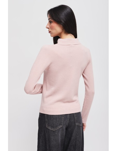 Viscose trui met Maryley-kraag
