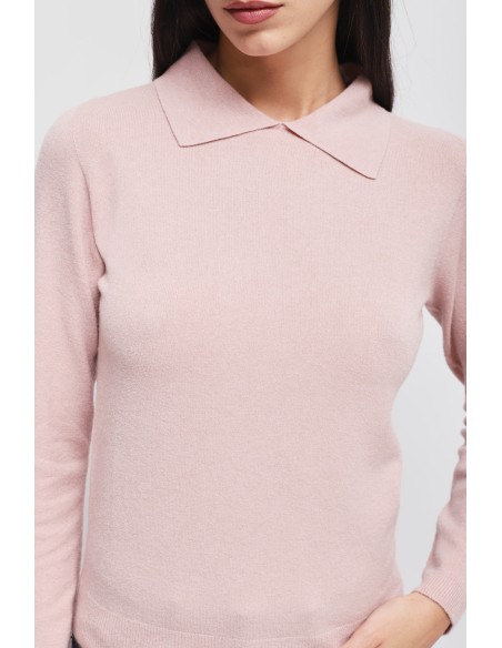 Viscose trui met Maryley-kraag