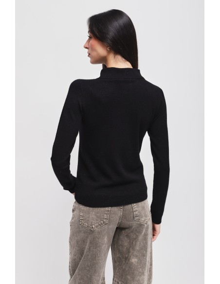 Viscose trui met Maryley-kraag