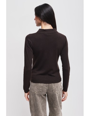 Viscose trui met Maryley-kraag