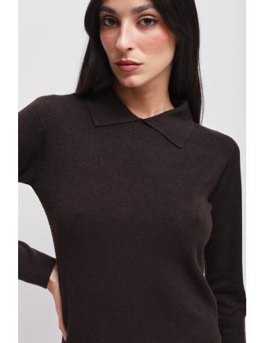 Viscose trui met Maryley-kraag