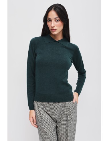 Viscose trui met Maryley-kraag