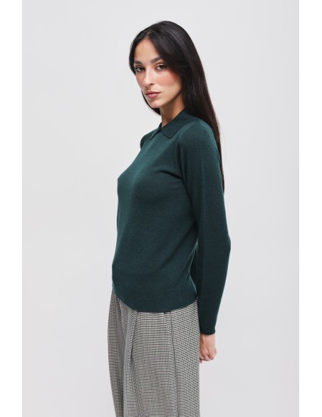 Viscose trui met Maryley-kraag