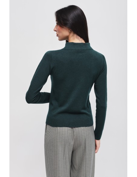 Viscose trui met Maryley-kraag