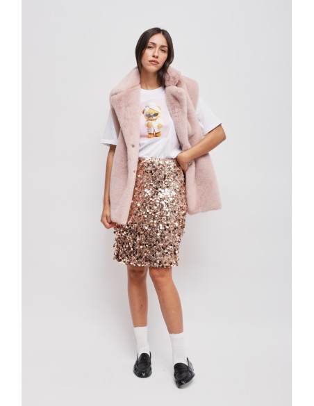 Maryley-paillettenrok in midi-lengte