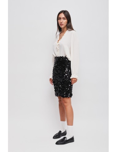 Maryley-paillettenrok in midi-lengte
