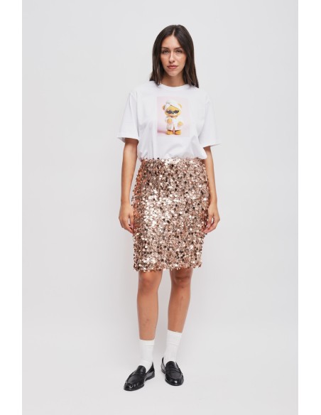 Maryley-paillettenrok in midi-lengte