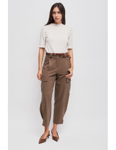 Cargo broek met dubbele tailleband van Maryley