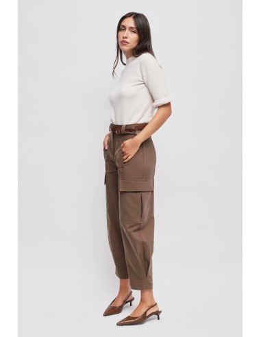 Cargo broek met dubbele tailleband van Maryley