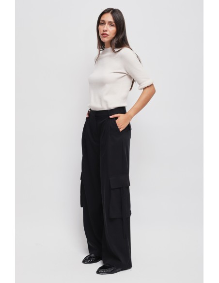 Cargo broek van viscose van Maryley