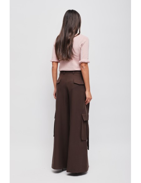 Cargo broek van viscose van Maryley
