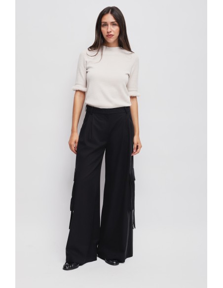 Cargo broek van viscose van Maryley