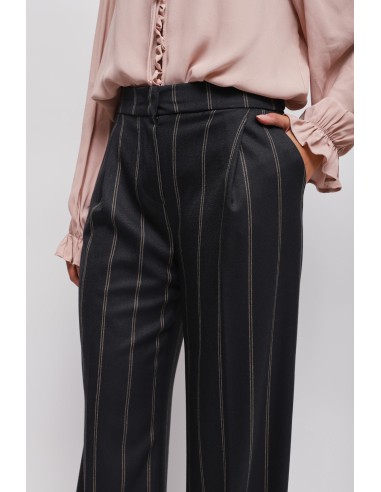 Maryley krijtstreep Palazzo-broek