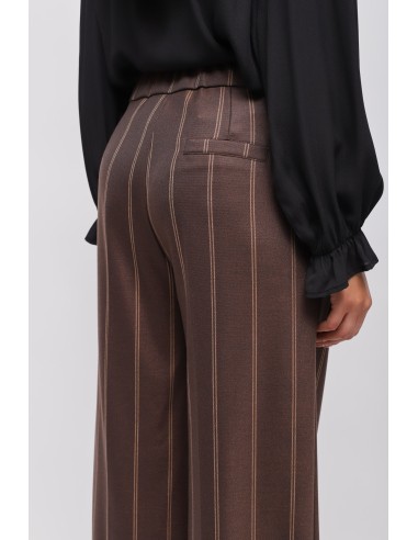 Maryley krijtstreep Palazzo-broek