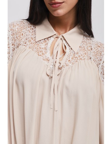 Viscose blouse met striklint van Maryley