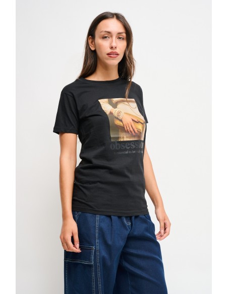 Casual T-shirt met print Maryley
