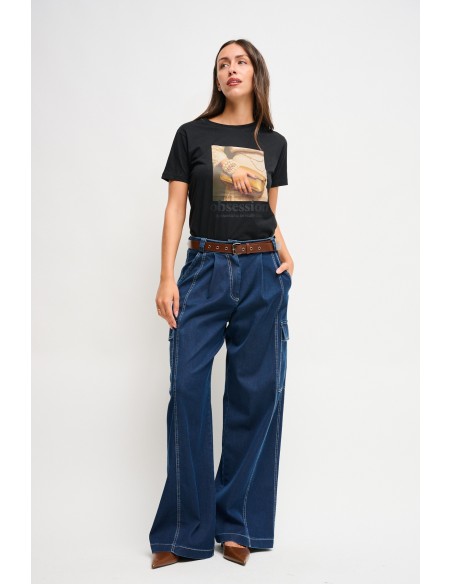 Casual T-shirt met print Maryley