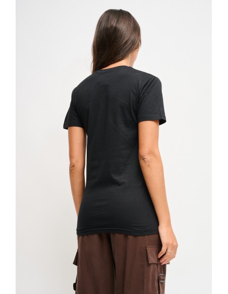Katoenen T-shirt met Maryley-print