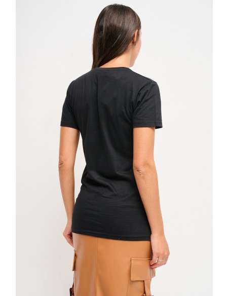 Katoenen T-shirt met Maryley-print