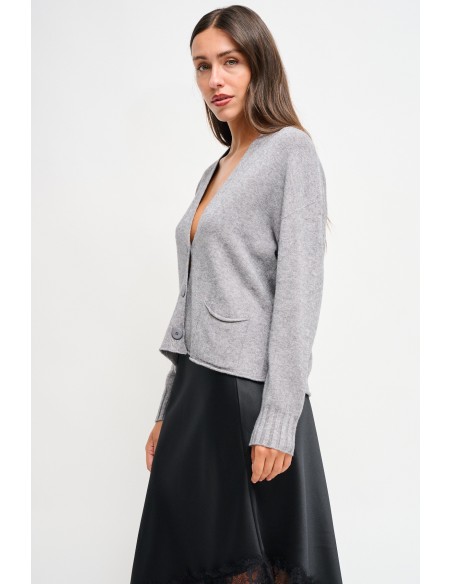 Cardigan met zakken van Maryley