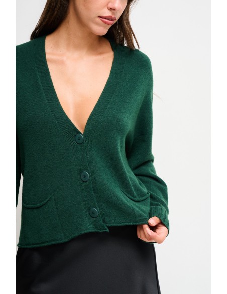 Cardigan met zakken van Maryley