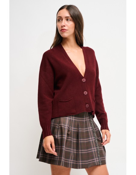 Cardigan met zakken van Maryley