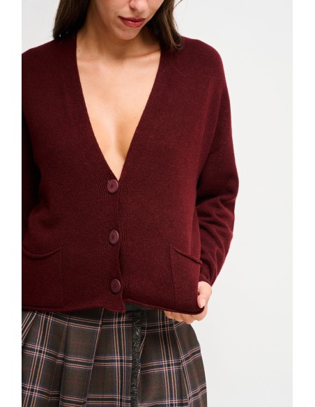 Cardigan met zakken van Maryley