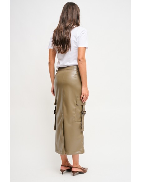 Cargo-rok van ecologisch leer Maryley