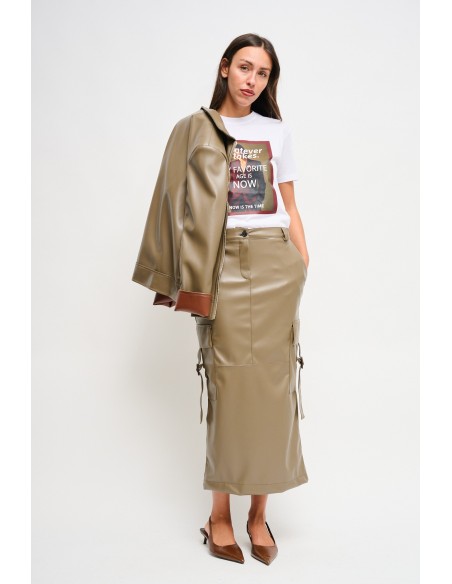 Cargo-rok van ecologisch leer Maryley