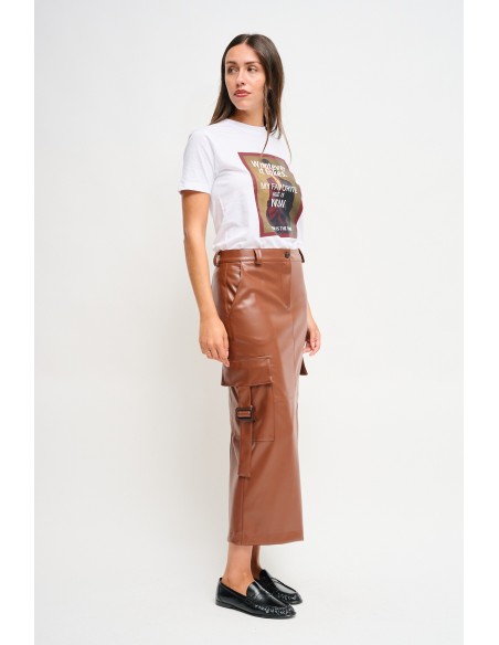 Cargo-rok van ecologisch leer Maryley