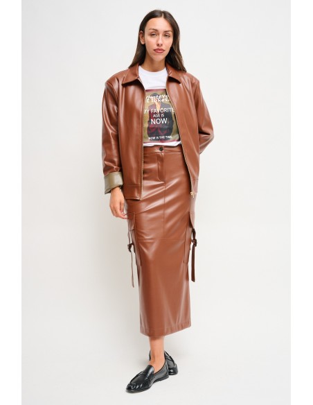 Cargo-rok van ecologisch leer Maryley