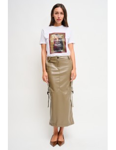Cargo-rok van ecologisch leer Maryley