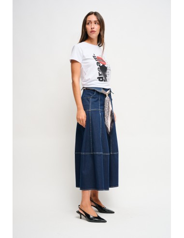 Denimrok met ceintuur Maryley