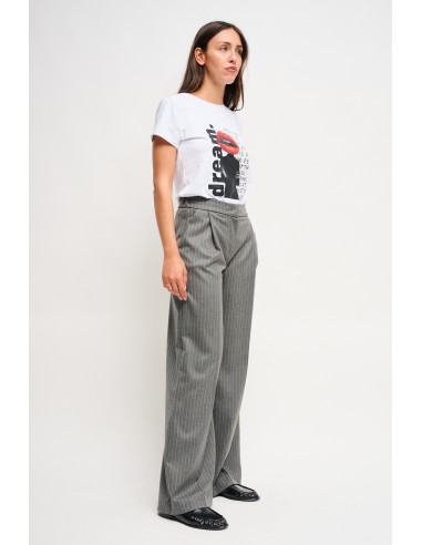 Maryley krijtstreep Palazzo-broek