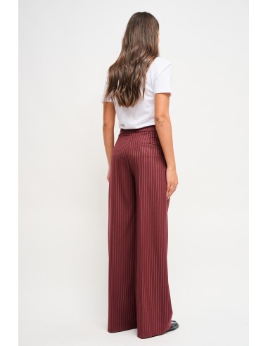 Maryley krijtstreep Palazzo-broek