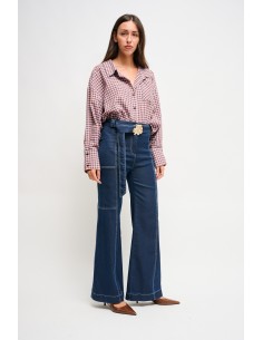 Palazzo-jeans met riem van Maryley 2